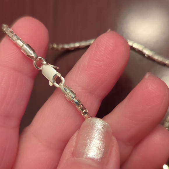 925 Italy stamped LaDea Bendata necklace - Picture 7 of 7